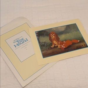 Fox and the Hound Disney exclusive lithograph
